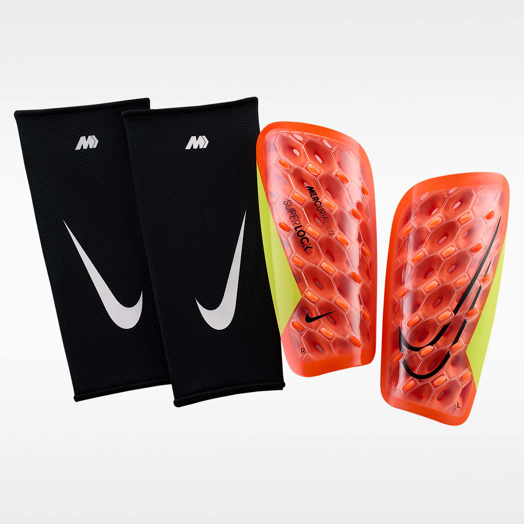Nike Mercurial Lite SuperLock Football Shinguards. Nike CA